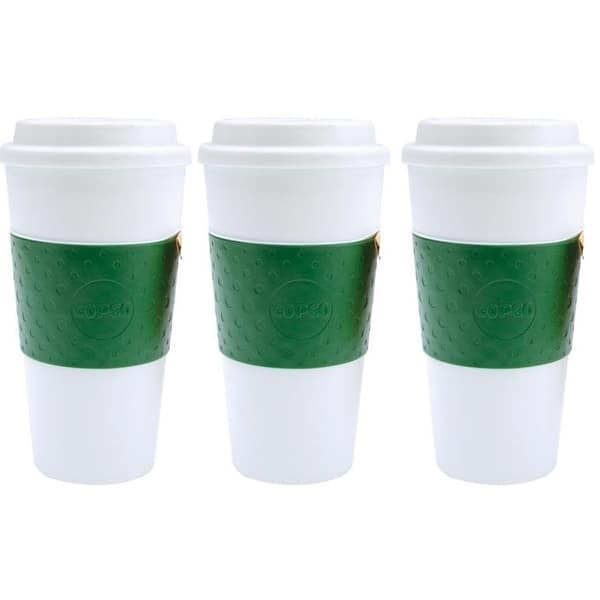 Copco Acadia BPA Free Insulated Mug Non Slip Sleeve 16 Ounce Cup