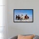 preview thumbnail 12 of 10, iCanvas "Mongolia Horses" by Libby Zhang Framed Canvas Print