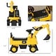 preview thumbnail 7 of 8, Licensed CAT Excavator Ride-On for Toddlers, Interactive Shovel, Stable Design, Comfortable Seat