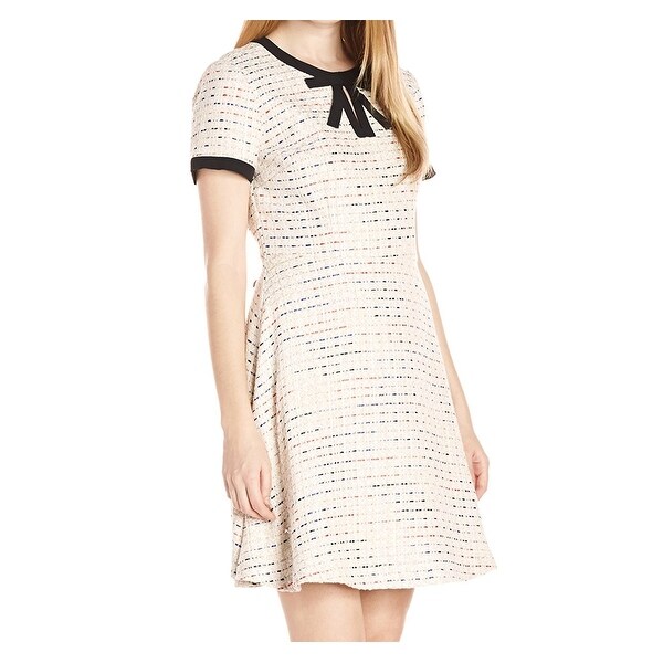 Shop Cece By Cynthia Steffe New Ivory Womens Size 12 Tweed Sheath