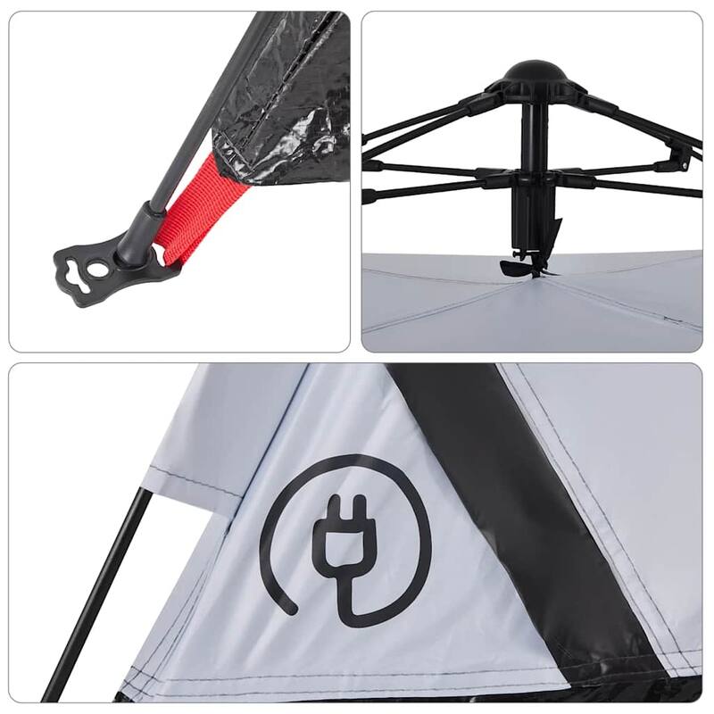 vidaXL Camping Tent Shelter Portable Canopy Outdoor Garden Patio Quick Release - 78.7 x 59.1 x 47.2