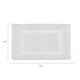preview thumbnail 6 of 4, Sophie Border Ultra-plush Chenille Non-Slip Cotton Bath Mat