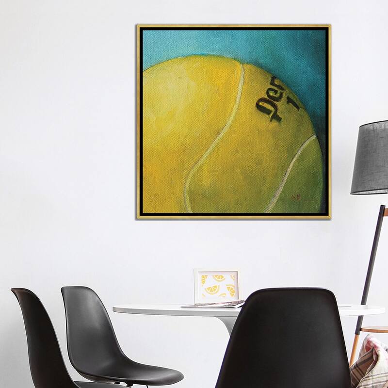 iCanvas "Tennis Ball" by Kristine Kainer Framed