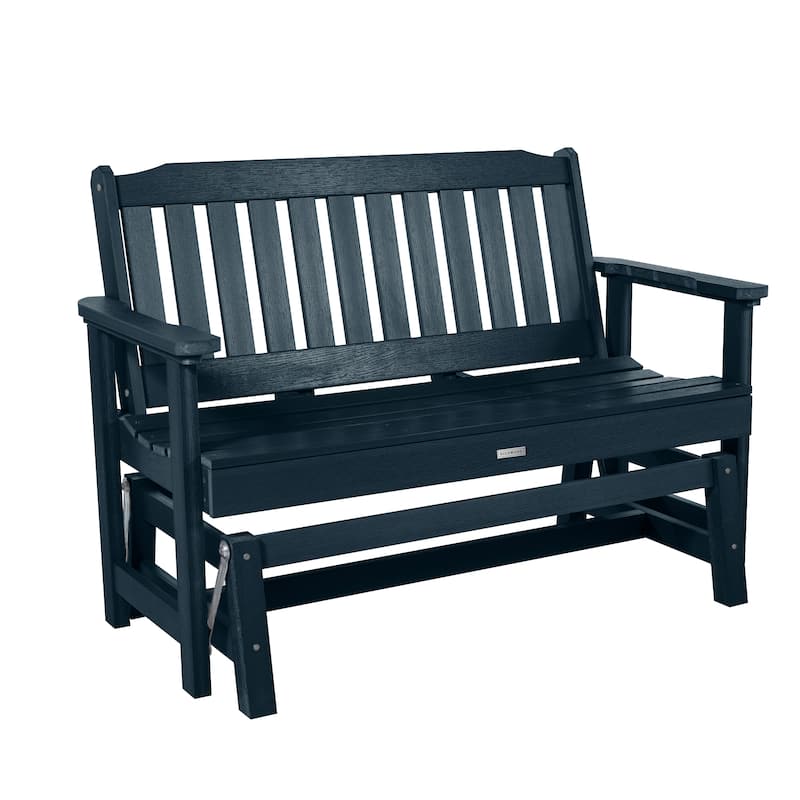 HIGHWOOD Lehigh Garden Glider Bench - Federal Blue