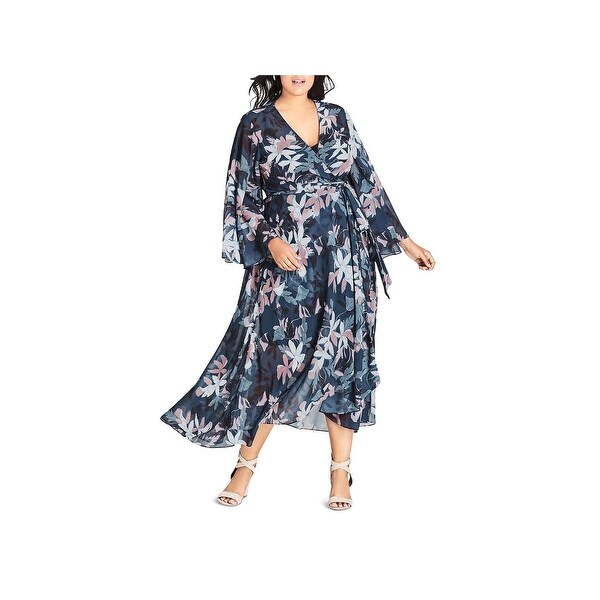 sheer kimono dress