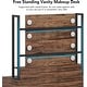 preview thumbnail 7 of 20, Makeup Vanity Dressing Table with Mirror, 8 Lights & 2 Drawers - 35.43"(W)*15.74"(D)*61.61"(H)