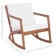 preview thumbnail 66 of 89, SAFAVIEH Outdoor Patio Furniture Vernon Rocking Chair w/ Cushion - 25.6" W x 37.7" D x 30.7" H