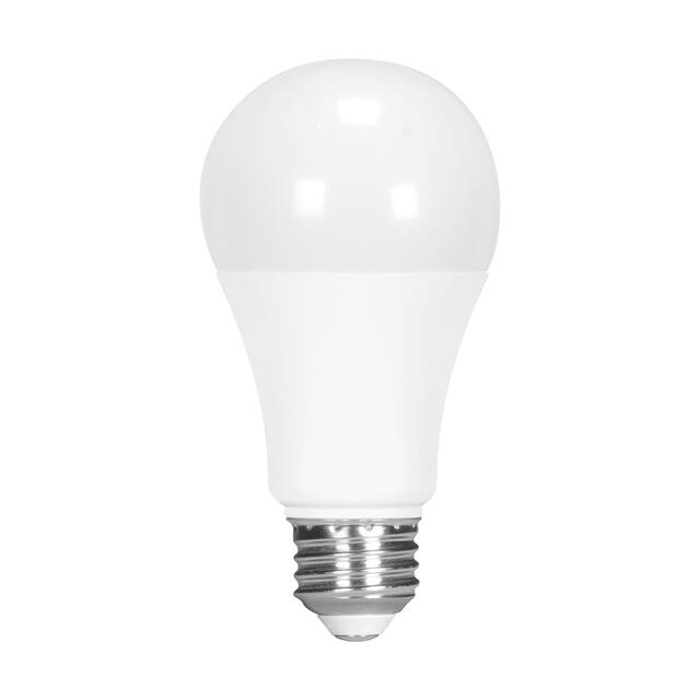 11.5 Watt A19 LED 90CRI 3000K Medium base 220 deg. Beam Angle 120 Volt 1100 Lumens CEC - White