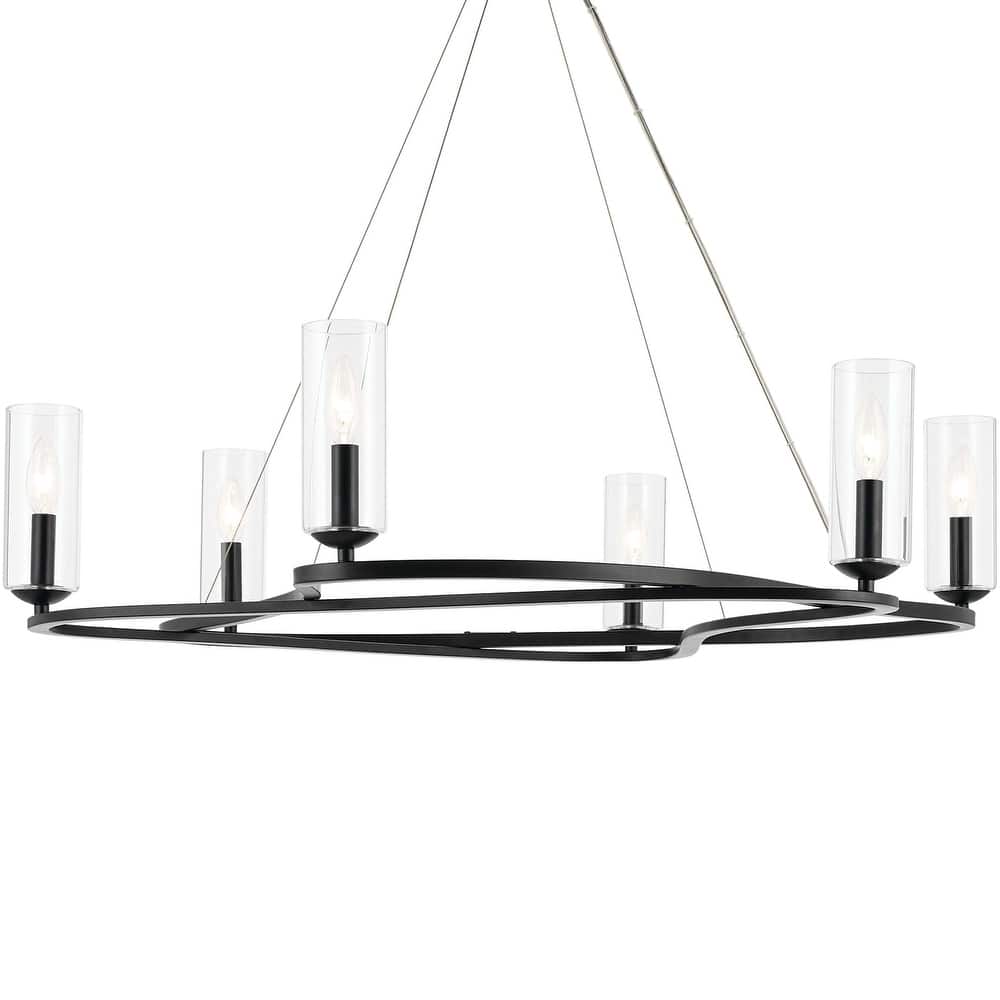 Kichler 52771 Harpin 6 Light 38" Wide Chandelier