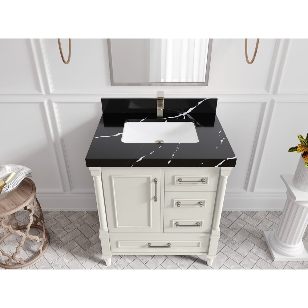 Willow Collections 30 in. W x 22 in. D Aberdeen Single Sink Bathroom Vanity with Countertop