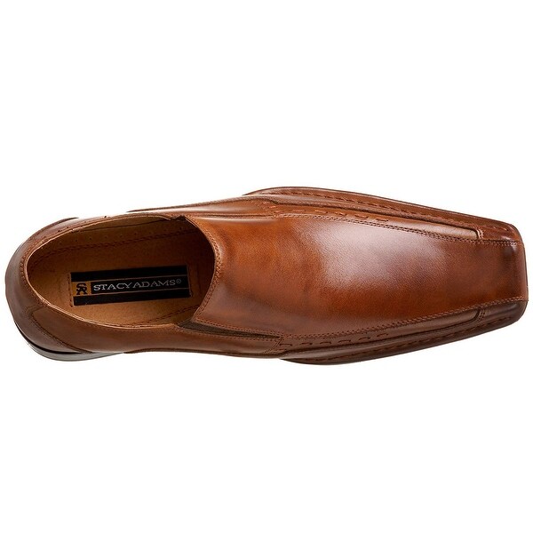 stacy adams templin loafers cognac