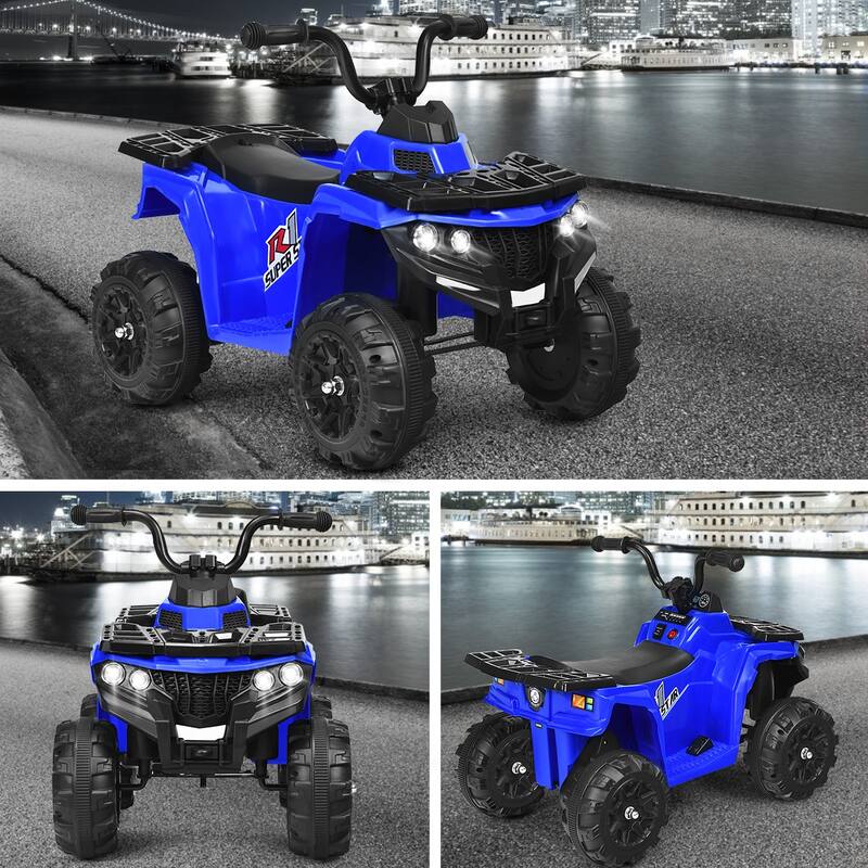 Gymax Kids Ride On Car 6V Battery Powered ATV w/4 Anti-skid Wheels