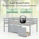 preview thumbnail 19 of 18, Costway Twin Size Low Loft Bed with 3 Drawers Ladder & Full-length