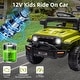 preview thumbnail 35 of 40, Ride On Truck Car, 12V Ride On Toy w/Parent Remote Control