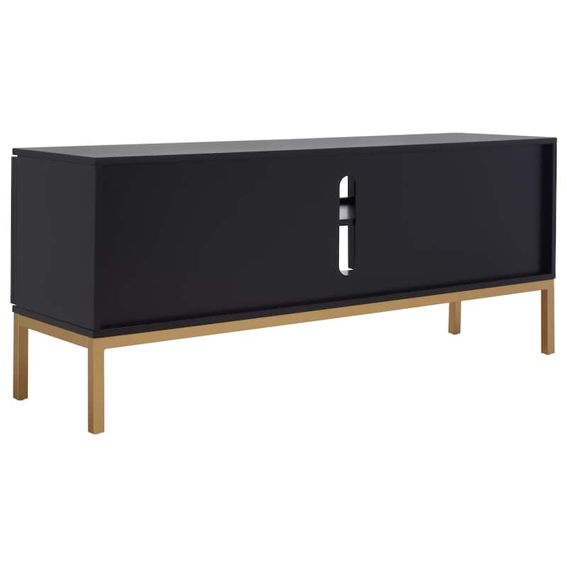 SAFAVIEH Zadie 1 Shelf Rattan Media Stand - 54" W x 15" D x 22" H