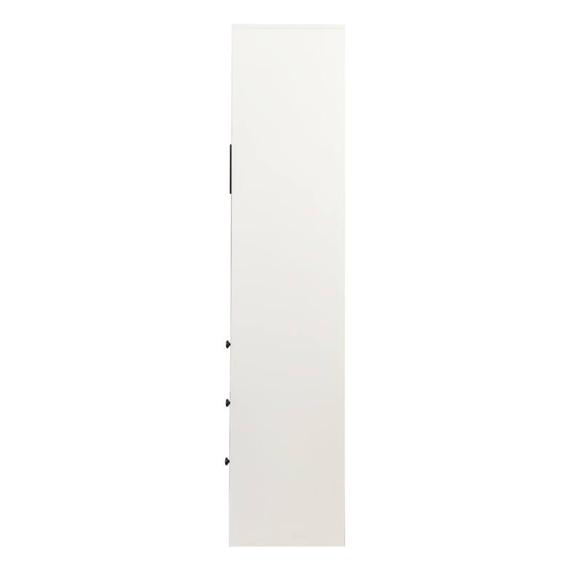 Elegant White Storage Cabinet - Modern & Spacious Organizer for Any Room