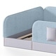 preview thumbnail 70 of 124, Twin/Full/Queen Teddy Fleece Floor Bed with Upholstered Safety Rails and Pocket