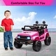 preview thumbnail 7 of 5, Ride on Truck Car w/Remote Control 3 Speeds Pink