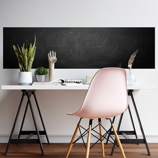 Walplus Blackboard Chalkboard Wall Stickers 79 inches Peel & Stick with Flexichalk Marker Neon Color Liquid Chalks Pen