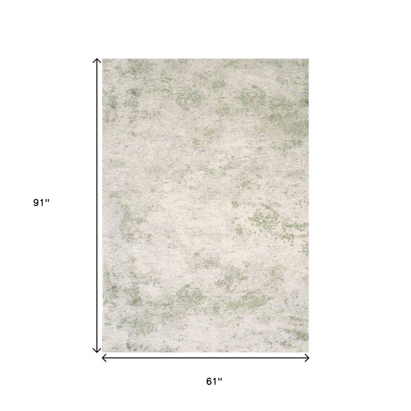 HomeRoots Abstract Modern Rectangle Area Rug