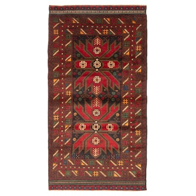 ECARPETGALLERY Hand-knotted Teimani Black Wool Rug - 3'5 x 6'3