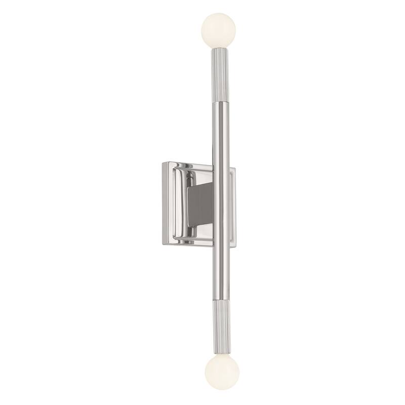 Kichler Lighting Odensa 17 in. 2-Light Wall Sconce - Polished Nickel