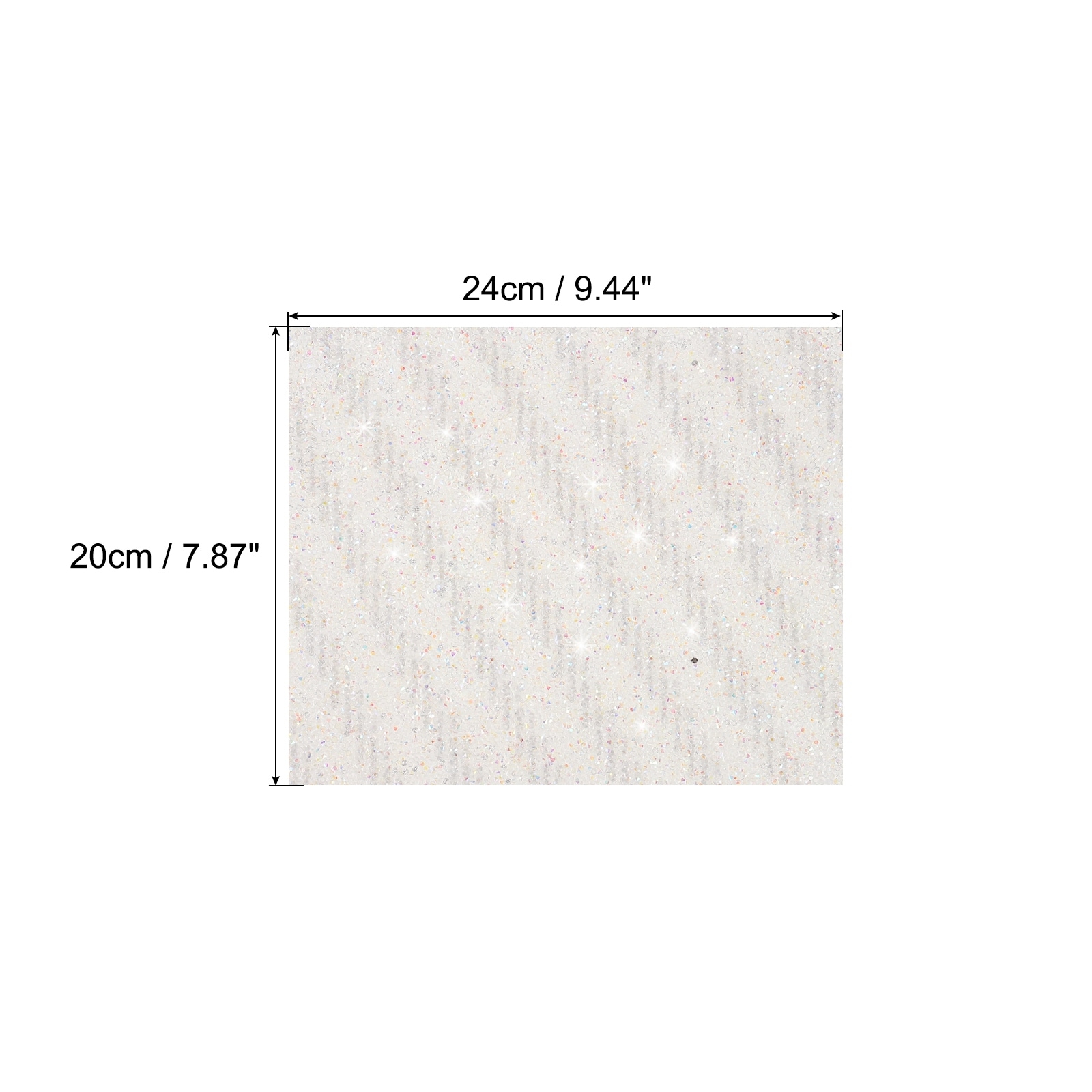 Bling Rhinestone Sheet Self-Adhesive Sticker Diamond