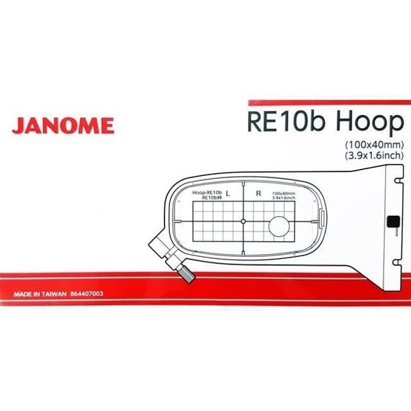 Janome RE10B 1.5†x 5.5†Embroidery Hoop fits MC500E and MC400E - 1" x 1" x 1"