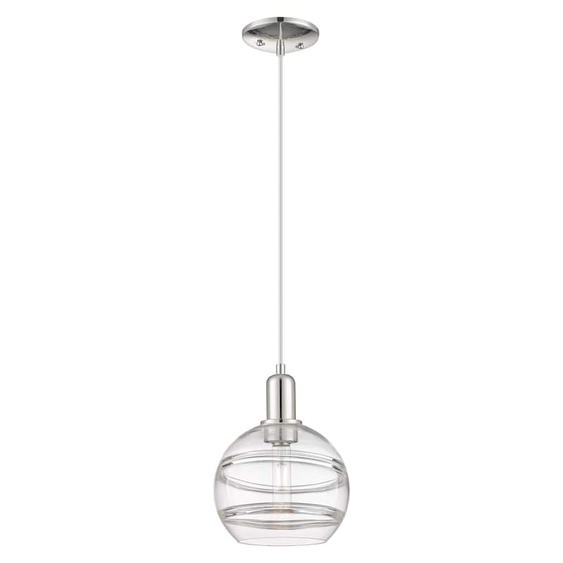 Innovations Lighting Endless Possibilities Arcadia - Rochester - 1 Light 8" Cord Hung Mini Pendant - Polished Nickel