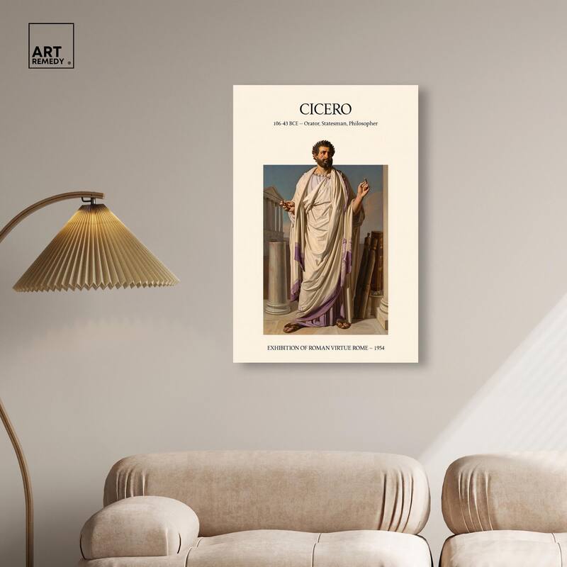 Visual Representation of Cicero Canvas by Art Remedy, Gallery Wrapped