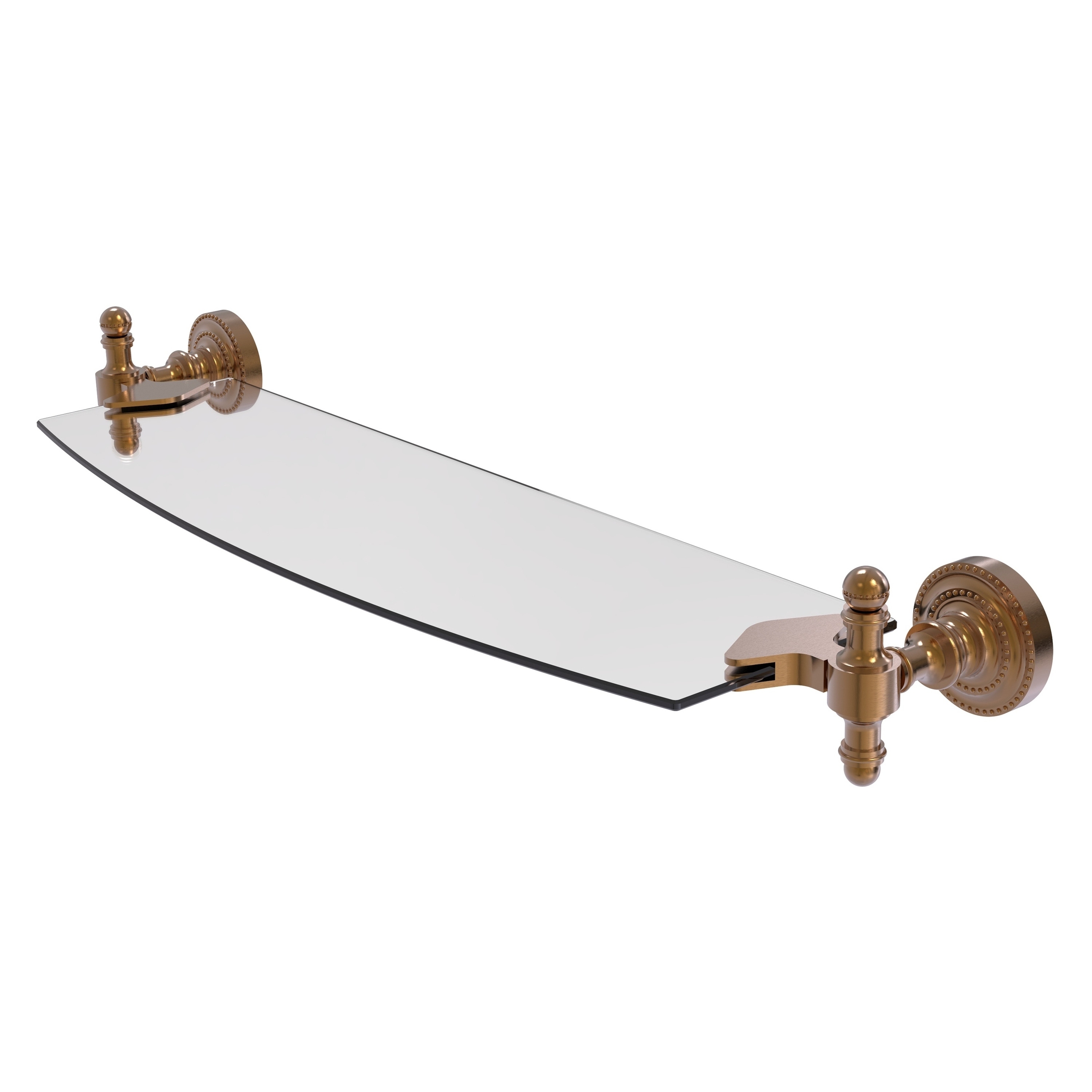 Allied Brass Retro Dot 18 Inch Glass Shelf