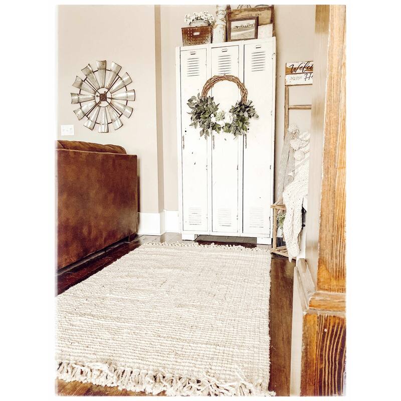 Hauteloom Jute Rug Collection - Natural Fiber Jute Farmhouse Area Rug