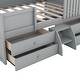 preview thumbnail 25 of 24, Full House Loft Bed with Roof and Four Drawers, Space-Saving Design