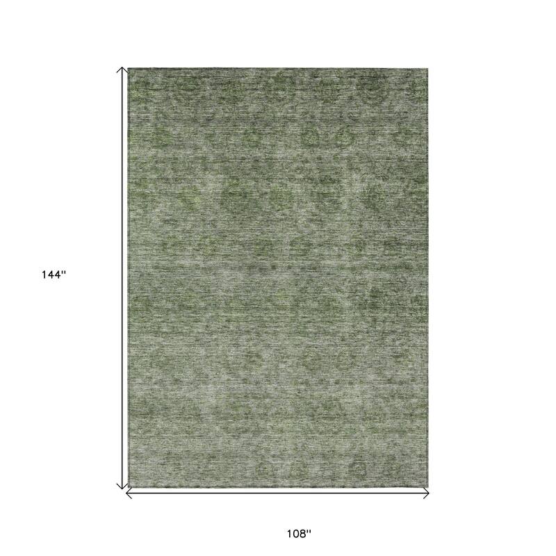 HomeRoots Floral Transitional Rectangle Outdoor Rug