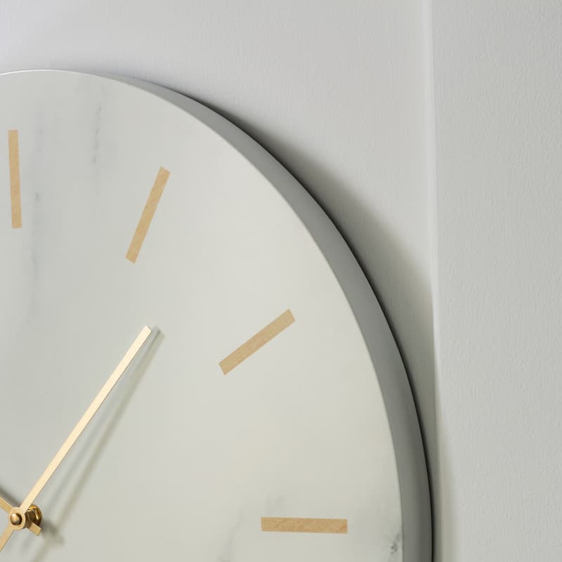 Faux Marble Wall Clock