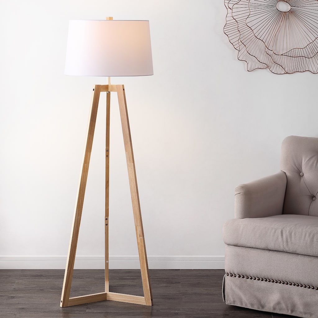 SAFAVIEH Lighting Antonetta 59-inch Floor Lamp - 18" W x 18" D x 59" H - Natural - 18Wx18Dx59H