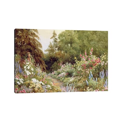 iCanvas "Herbaceous Border " by Evelyn L. Engleheart Canvas Print