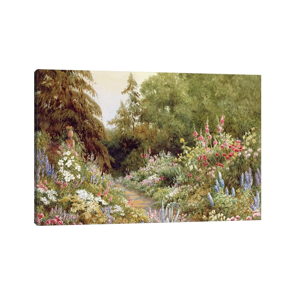 iCanvas "Herbaceous Border " by Evelyn L. Engleheart Canvas Print