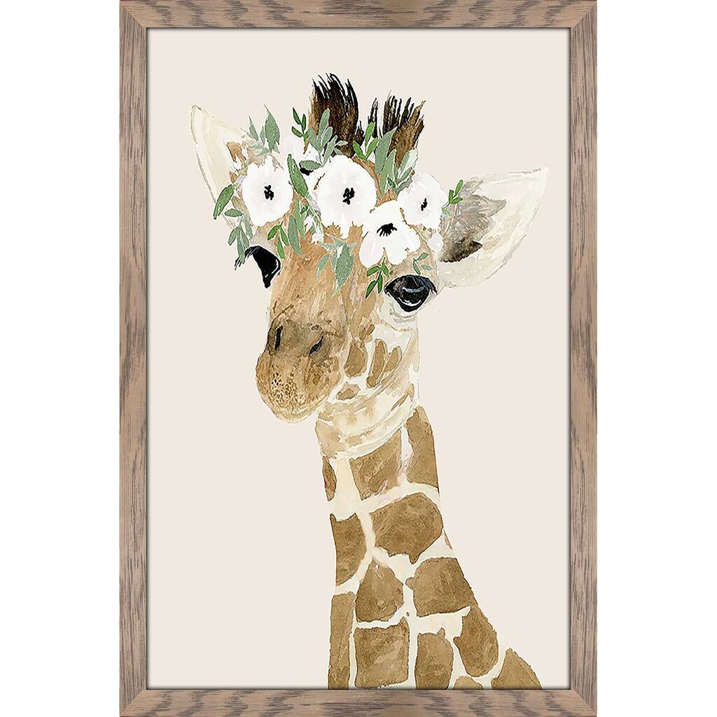 "Little Giraffe" Print on Acrylic.