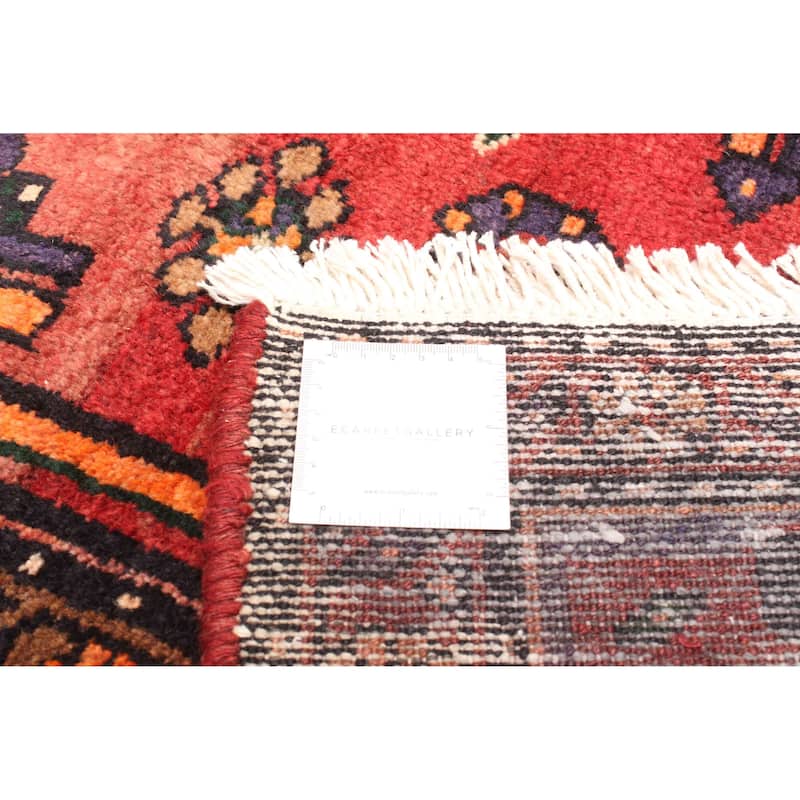 ECARPETGALLERY Hand-knotted Andelz Red Wool Rug - 4'7 x 8'2