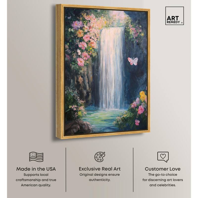 Hidden Falls I Canvas by Art Remedy