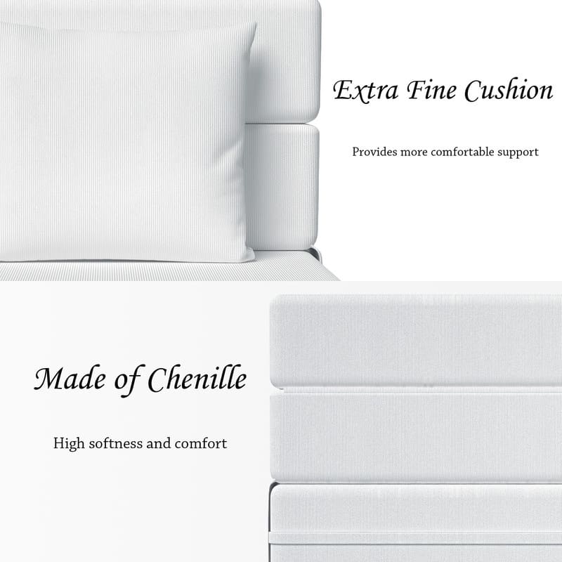 Convertible Compression Corduroy Sectional Sofa