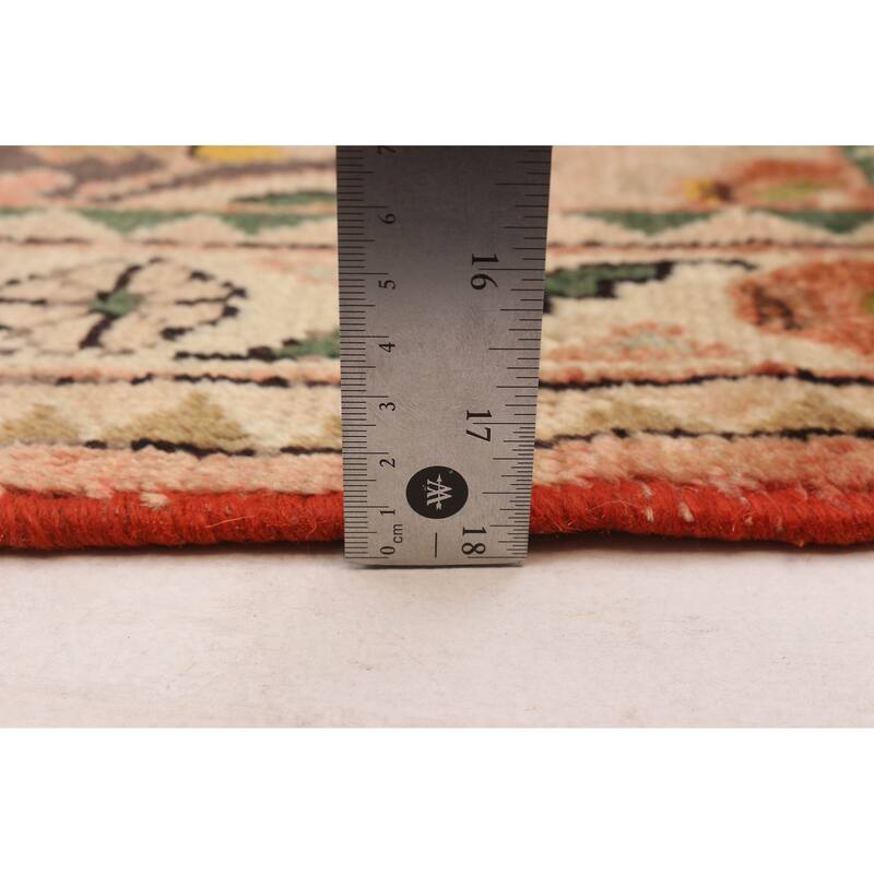 ECARPETGALLERY Hand-knotted Melis Copper Wool Rug - 3'2 x 6'9