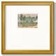 preview thumbnail 1 of 6, Wooded TapestryPremium Framed Print 16x16 - Gold
