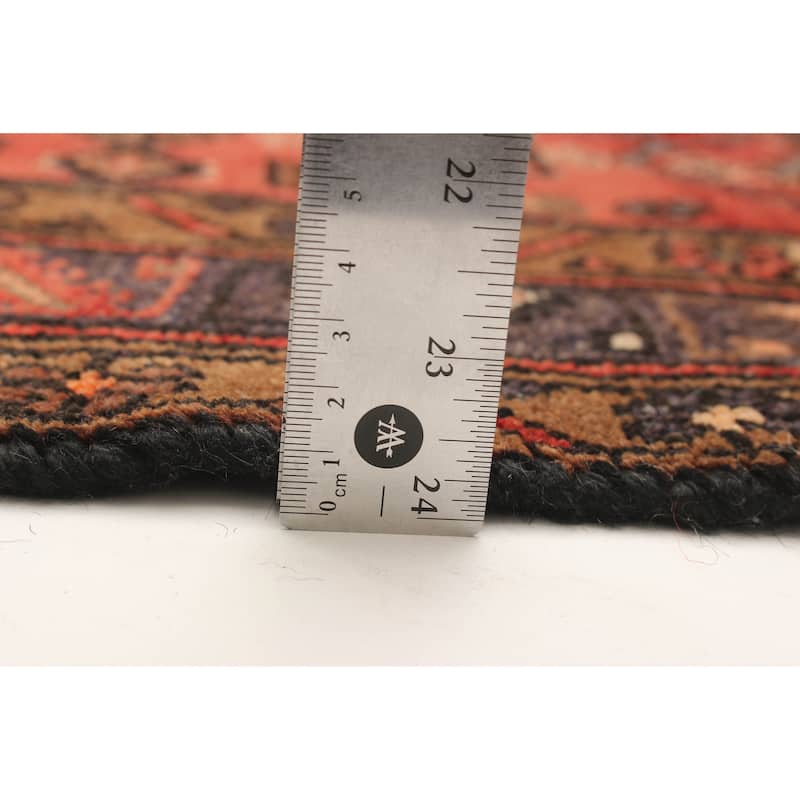 ECARPETGALLERY Hand-knotted Andelz Red Wool Rug - 4' x 6' 9"