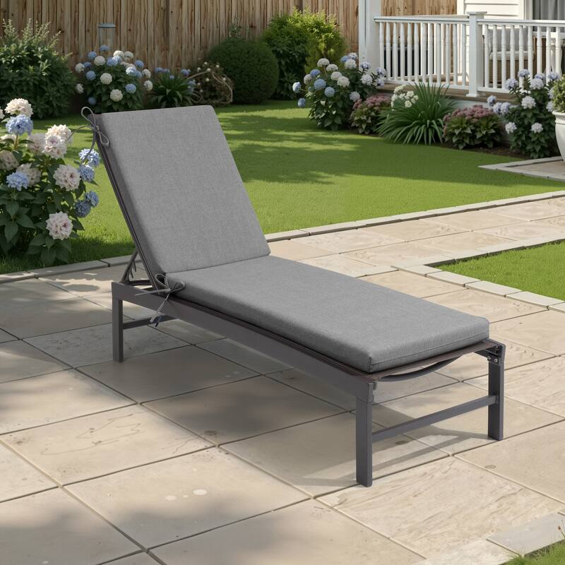 Pellebant Outdoor Patio Chaise Lounge Cushion