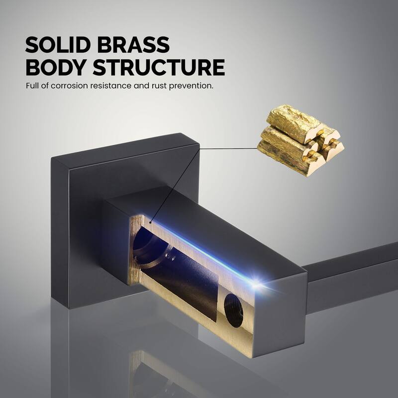 Cube 2-Piece Bathroom Hardware Set