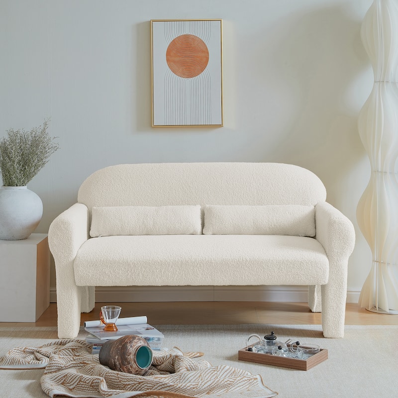 Teddy Fabric Loveseat for Living room