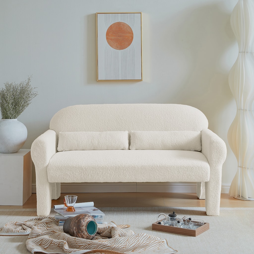 Teddy Fabric Loveseat for Living room
