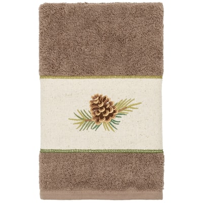 Authentic Hotel and Spa 100% Turkish Cotton Pierre Embellished Hand Towel